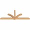Ekena Millwork Redmond Smooth Timber Gable Bracket, Western Red Cedar, 84"W x 35"H x 3 1/2"D x 3 1/2"F, 10/12 Pitch GBW084X35X0404RED00SWR - alternate 5